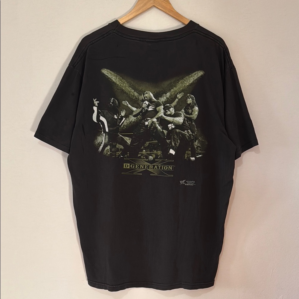Vintage D Generation X T-Shirt / WWF Titan Soorts 1998 / Triple H / XL